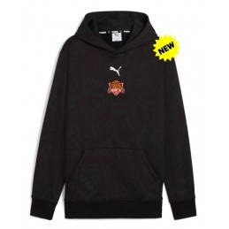 SWEAT A CAPUCHE COTON NOIR...