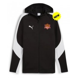 VESTE ZIPPÉE COTON NOIR ADULTE